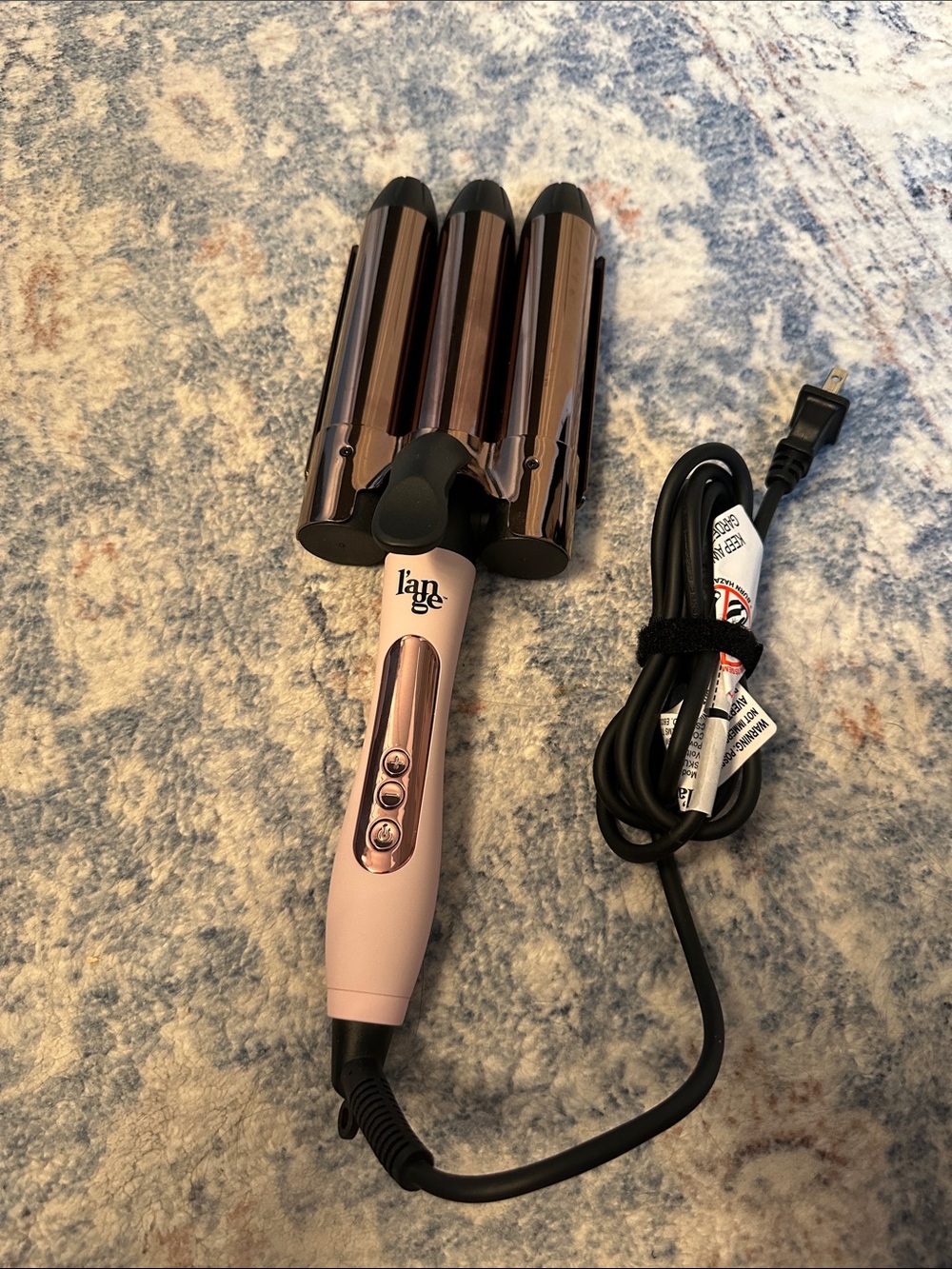 L’ange Le Tridente triple barrel hair waver
